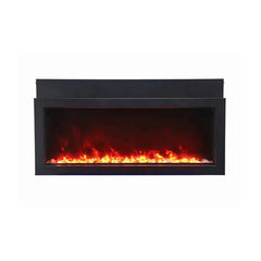 Amantii Panorama Extra Slim 60 Inch Smart Indoor or Outdoor Linear Electric Fireplace - Green Vista Living
