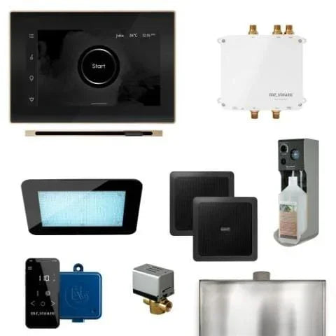 Mr. Steam Bliss Linear Programmable Steam Generator Control Kit with iSteamX Control and Linear Steamhead - Green Vista Living