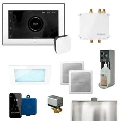 Mr. Steam Bliss Programmable Steam Generator Control Kit with iSteamX Control and Aroma Glass Steamhead - Green Vista Living