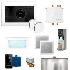 Mr. Steam Bliss Max Programmable Steam Generator Control Kit with iSteamX Control and Aroma Glass Steamhead - Green Vista Living