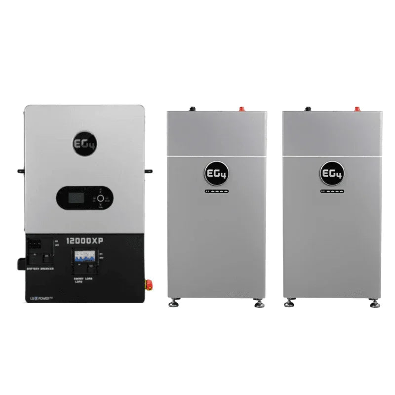 EG4 12K XP Inverter & 314Ah Wallmount Indoor Battery Bundle | 48V Off-Grid Power | Smart BMS + Self-Heating | 10-Year Warranty - Green Vista Living