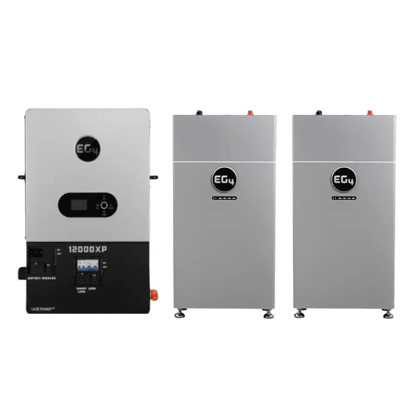 EG4 12K XP Inverter & 314Ah Wallmount Indoor Battery Bundle | 48V Off-Grid Power | Smart BMS + Self-Heating | 10-Year Warranty - Green Vista Living