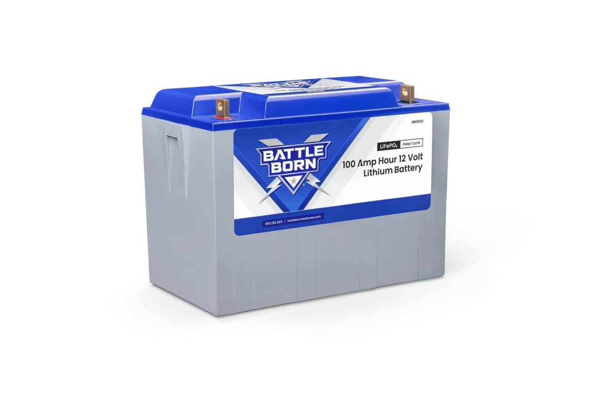 Battle Born 100Ah 12V LiFePO4 Deep Cycle Battery - Green Vista Living