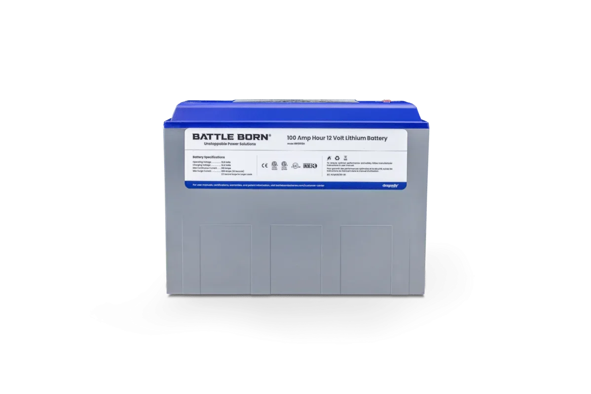 Battle Born 100Ah 12V LiFePO4 Heated Battery Kit - Green Vista Living