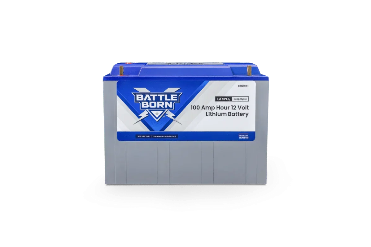 Battle Born 100Ah 12V LiFePO4 Heated Battery Kit - Green Vista Living