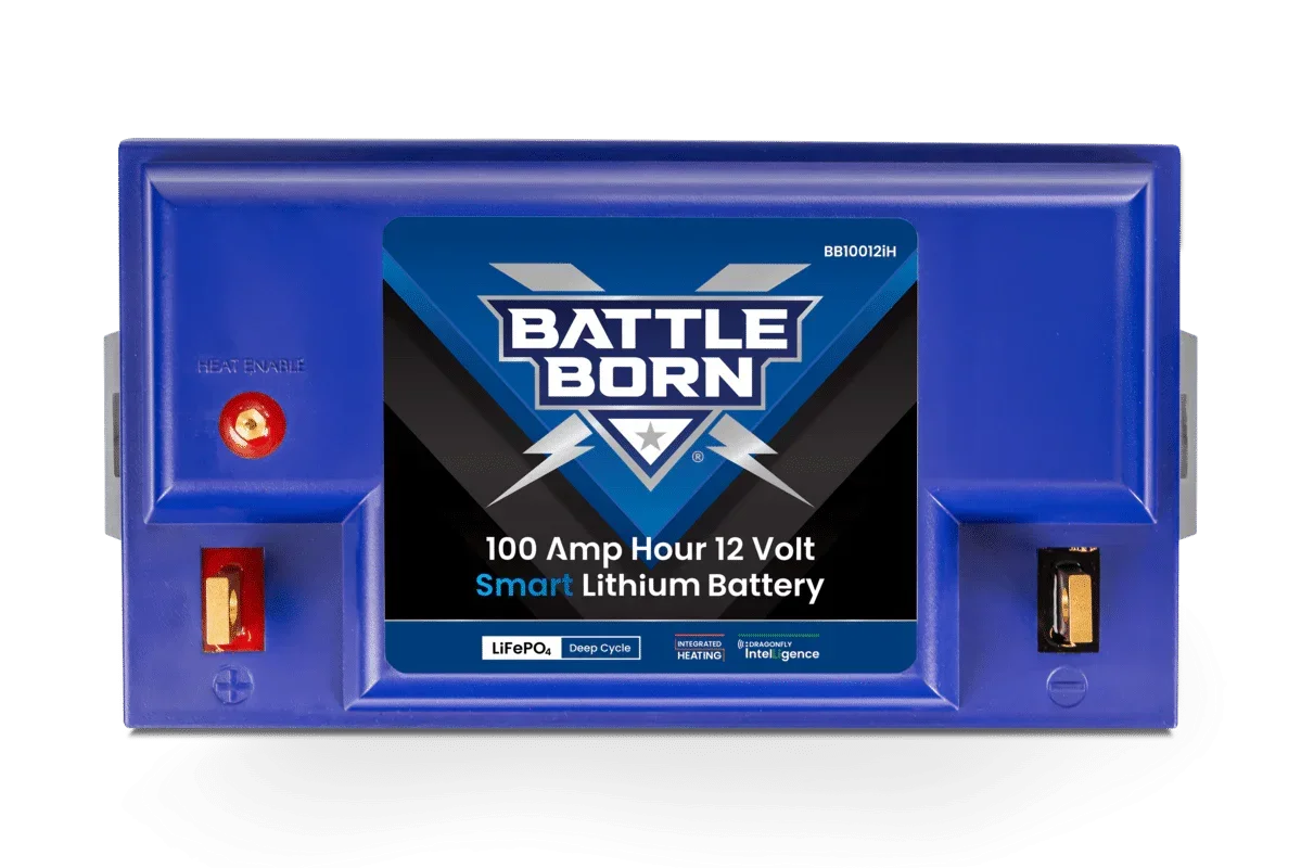 Battle Born 100Ah 12V Smart Heated LiFePO4 Deep Cycle Battery Kit - Green Vista Living