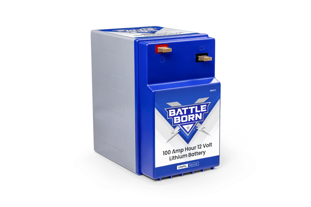 Battle Born 100Ah 12V GC2 LiFePO4 Deep Cycle Battery - Green Vista Living