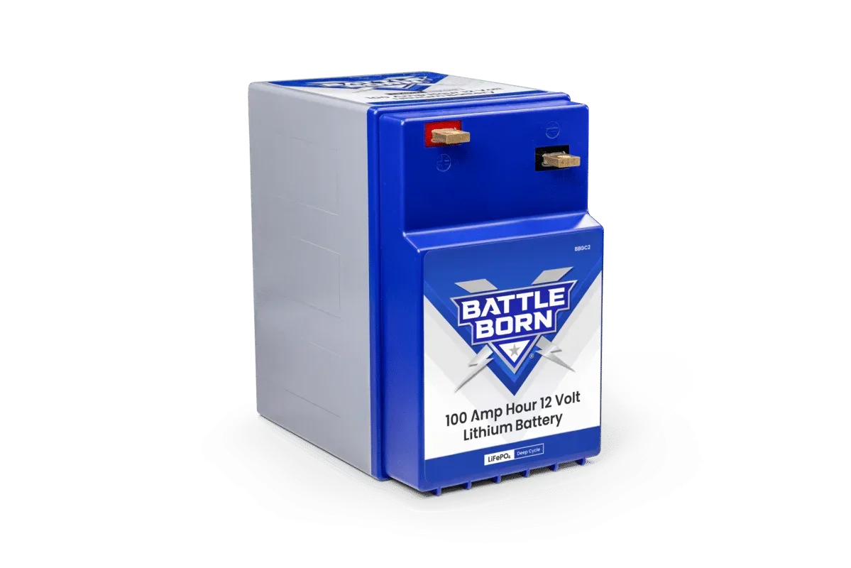 Battle Born 100Ah 12V GC2 LiFePO4 Deep Cycle Battery - Green Vista Living