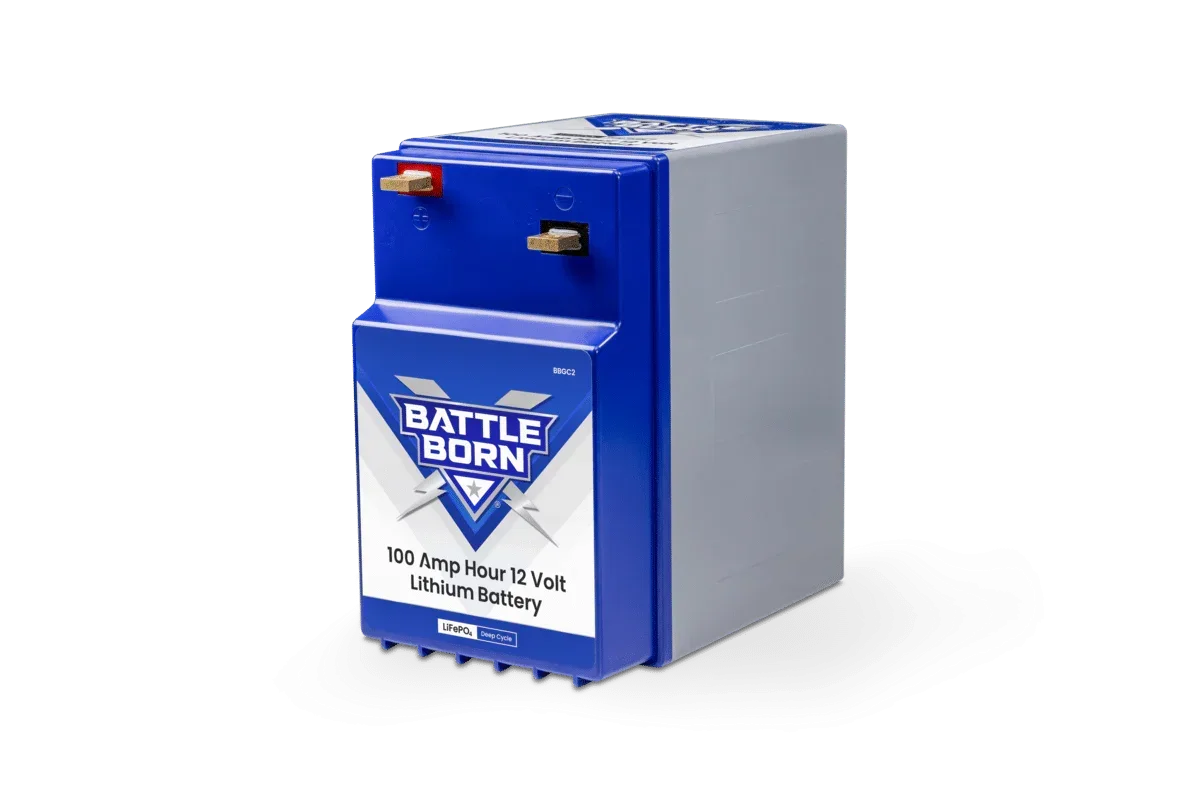 Battle Born 100Ah 12V GC2 LiFePO4 Deep Cycle Battery - Green Vista Living