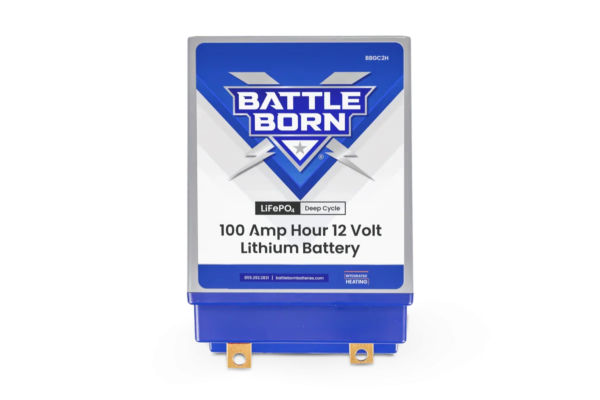 Battle Born 100Ah 12V GC2 LiFePO4 Heated Battery Kit - Green Vista Living