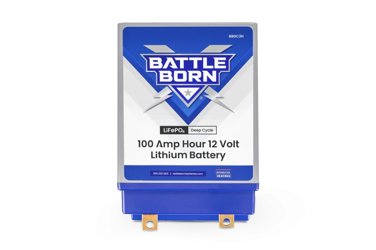 Battle Born 100Ah 12V GC2 LiFePO4 Heated Battery Kit - Green Vista Living