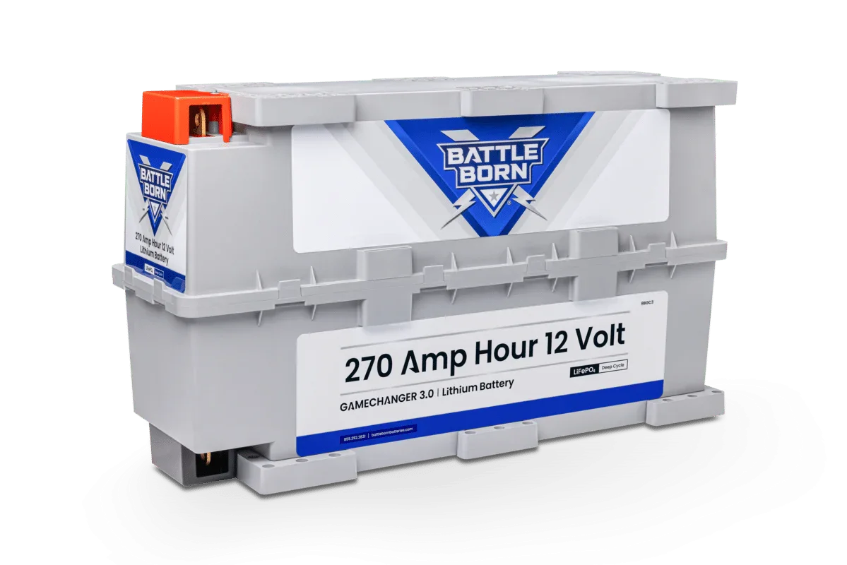 Battle Born 270Ah 12V LiFePO4 Deep Cycle GC3 Battery - Green Vista Living