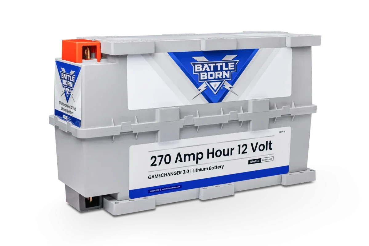 Battle Born 270Ah 12V LiFePO4 Deep Cycle GC3 Battery - Green Vista Living