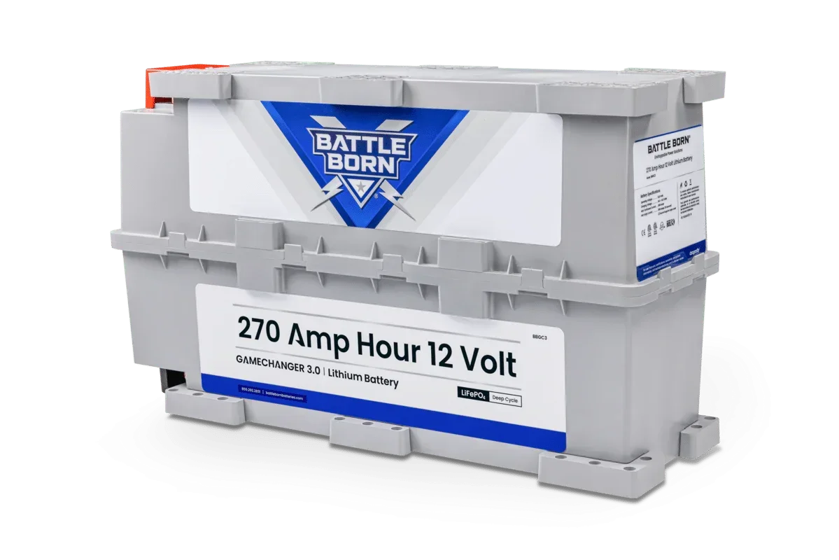 Battle Born 270Ah 12V LiFePO4 Deep Cycle GC3 Battery - Green Vista Living