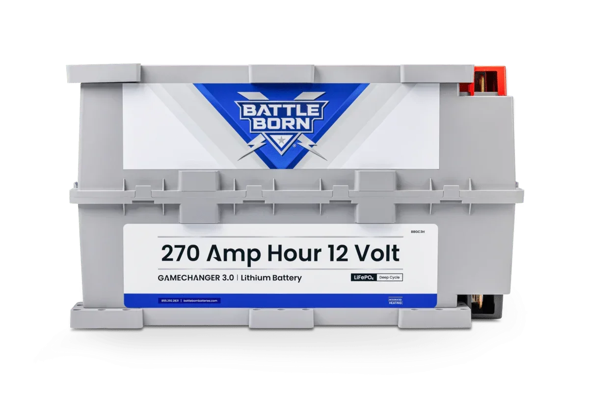Battle Born 270Ah 12V GC3 LiFePO4 Heated Battery Kit - Green Vista Living