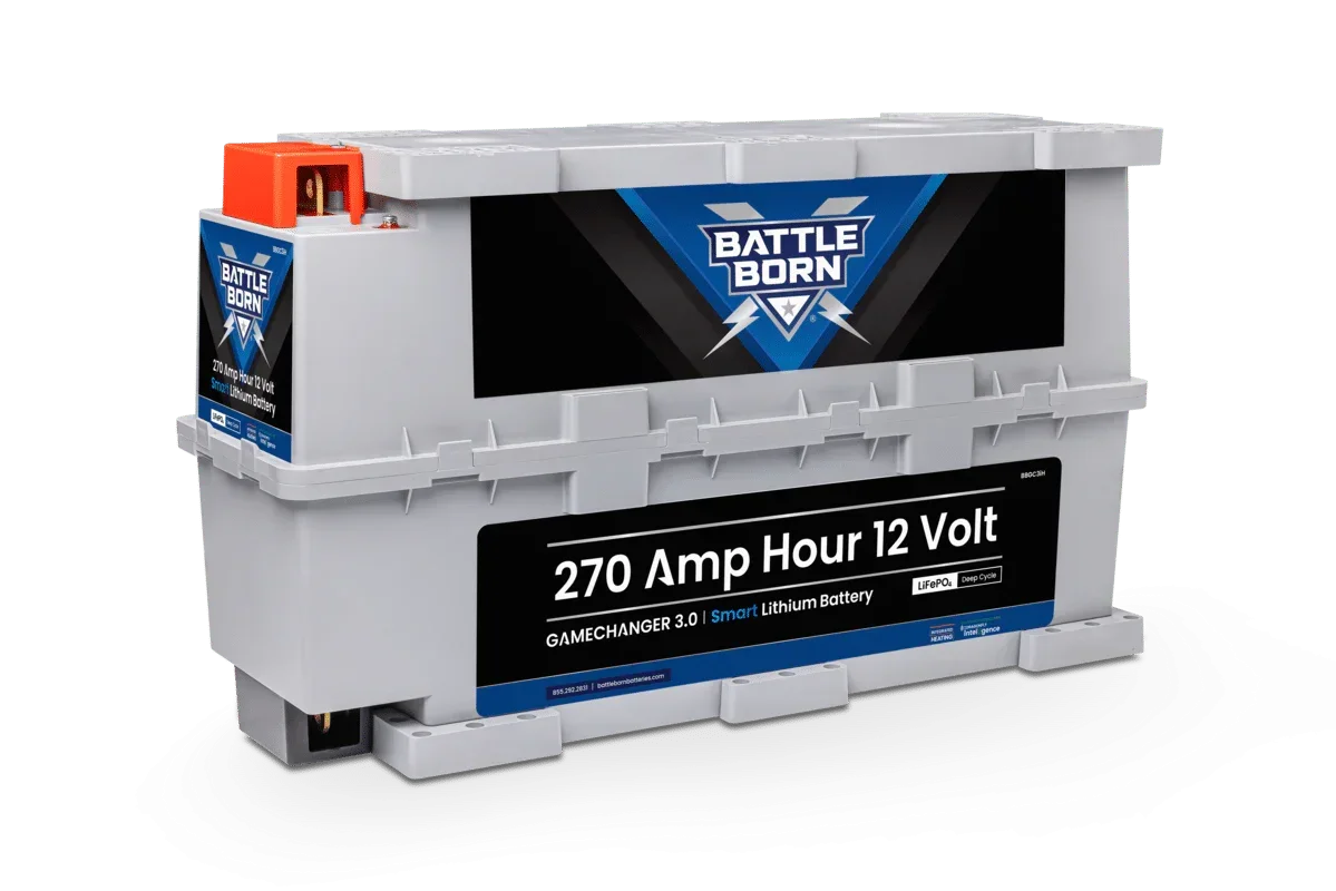 Battle Born 270Ah 12V GC3 Smart Heated LiFePO4 Deep Cycle Battery Kit - Green Vista Living