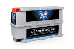 Battle Born 270Ah 12V GC3 Smart Heated LiFePO4 Deep Cycle Battery Kit - Green Vista Living