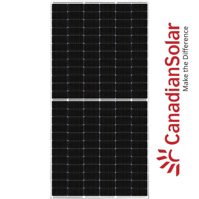 Canadian Solar CS3W-445W BiHiKu Bifacial Solar Panel | 445W High-Efficiency Mono PERC | Full Pallet (33) - 14.7kW Total - Green Vista Living
