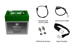 BigBattery 48V EAGLE 2 | LiFePO4 | 32Ah | 1.63kWh | Golf & Utility Cart Battery - Green Vista Living