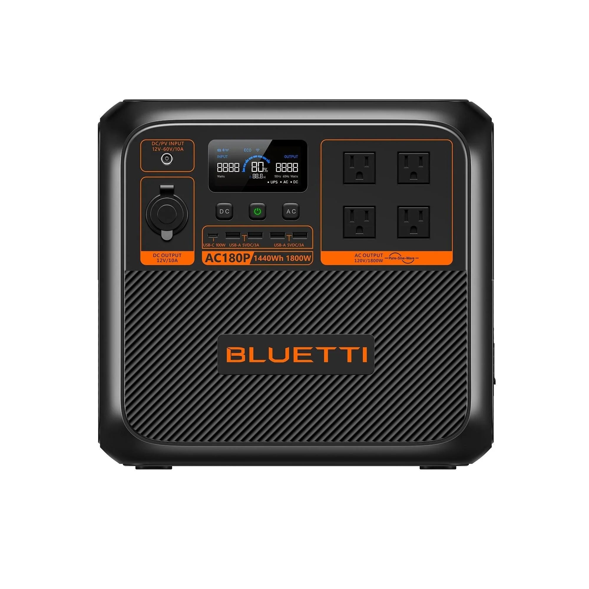 BLUETTI AC180P Portable Power Station Solar Generator - Green Vista Living