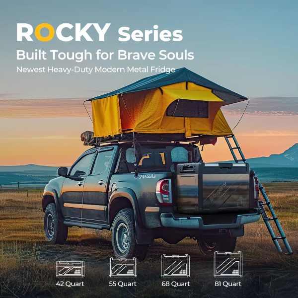 BougeRV ROVER2000 Semi-Solid Portable Power Station with ROCKY Metal Fridge - Green Vista Living