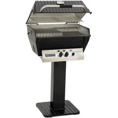 Broilmaster P3X Premium Natural Gas Grill With 26" Black Painted Steel Patio Post