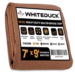 18 oz. 100% Cotton Canvas Tarp - Green Vista Living