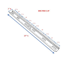 Folding Mounting Bracket for Mini Split Unit with Leveler - Green Vista Living