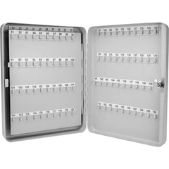 Barska 160 Capacity Fixed Position Key Cabinet with Key Lock, Grey