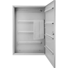 Barska 160 Capacity Fixed Position Key Cabinet with Key Lock, White Tags