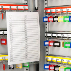 Barska 1170 Capacity Adjustable Key Cabinet with Key Lock