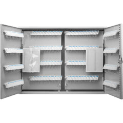 Barska 480 Capacity Fixed Position Key Cabinet with Key Lock, White Tags