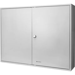 Barska 480 Capacity Fixed Position Key Cabinet with Key Lock, White Tags