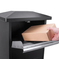 Barska MPB-600 Dual Compartment Locking Parcel Box with Package Compartment