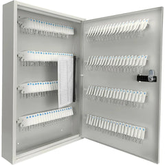 Barska 160 Capacity Fixed Position Key Cabinet with Combination & Key Lock, White Tags