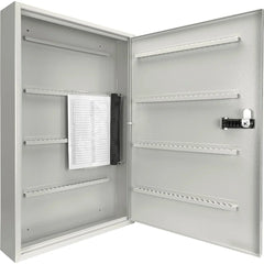Barska 160 Capacity Fixed Position Key Cabinet with Combination & Key Lock, White Tags