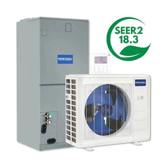 MRCOOL central air conditioner heat pump system with SEER2 18.3 efficiency rating