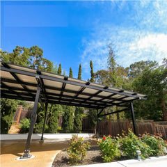 Chiko Maximo 185 Steel Solar Carport/Gazebo - Green Vista Living