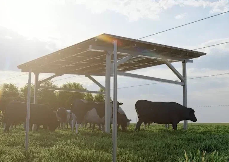 Chiko USA Premier Residential Steel Carport | Black | Solar Pergola | Solar Gazebo - Green Vista Living