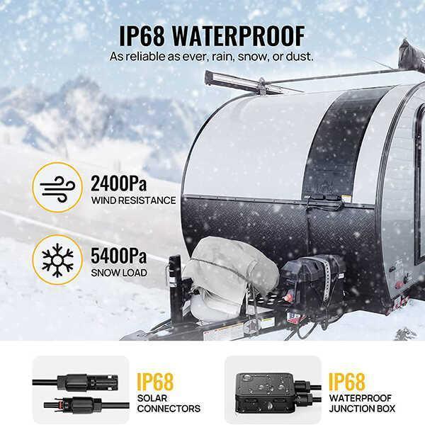 BougeRV 12V 400 Watt CIGS Flexible Solar Kit - Green Vista Living