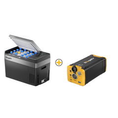 BougeRV 12V 30 Quart (28L) Portable Car Fridge Black