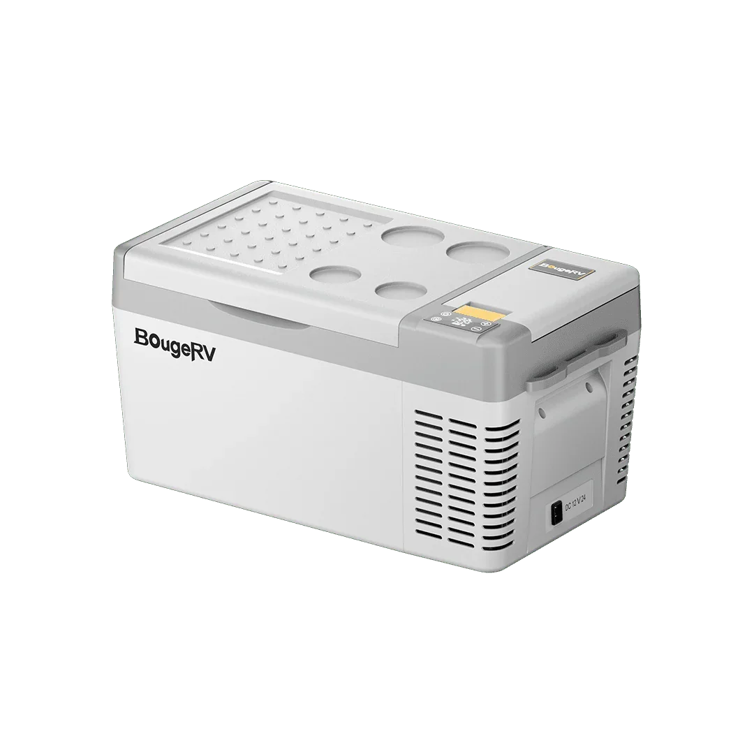 BougeRV CRPRO20 21 Quart 12V Portable Car Fridge Freezer White - Green Vista Living