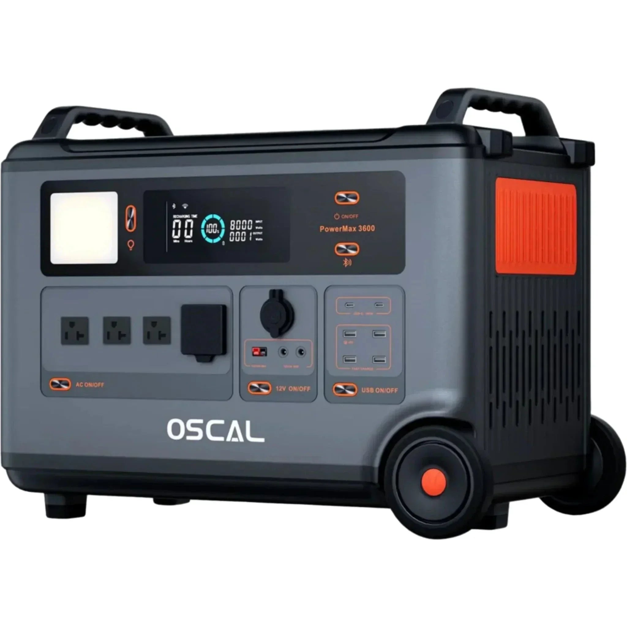 Oscal PowerMax 3600 | 3000W Portable Power Station with 3600Wh Capacity - Green Vista Living