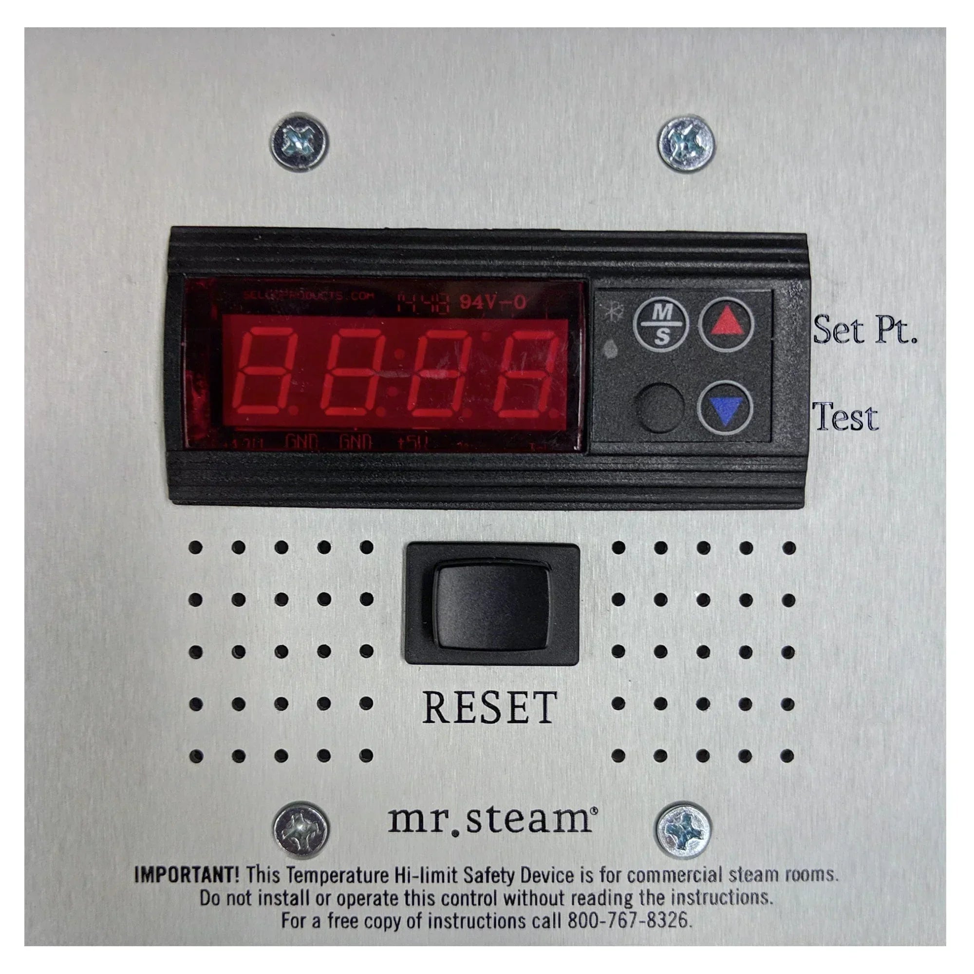 Mr. Steam High Temperature Alarm and High Limit Control For Commercial Generators - Green Vista Living
