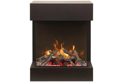 Amantii 2025WM Cube Lumina 3-Sided View Built In Indoor/Outdoor Electric Fireplace - Green Vista Living