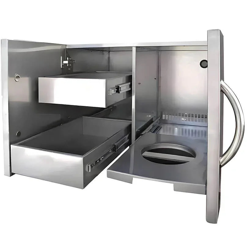 Cal Flame 30 Inch Door & Drawer Combo - BBQ11840P-30 - Green Vista Living