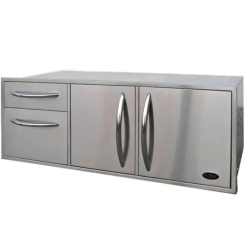 Cal Flame 52 Inch Door & Drawers Complete Utility Storage Set - BBQ07909 - Green Vista Living