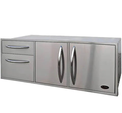Cal Flame 52 Inch Door & Drawers Complete Utility Storage Set - BBQ07909 - Green Vista Living