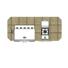 Cal Flame Pacifica Q 7 Ft. BBQ Grill Island - BBK701 - Green Vista Living