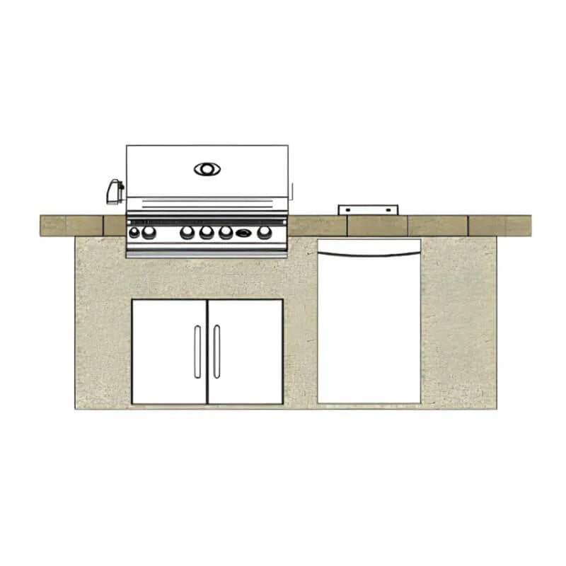 Cal Flame Atlantic Q 8 Ft. BBQ Grill Island - BBK801 - Green Vista Living